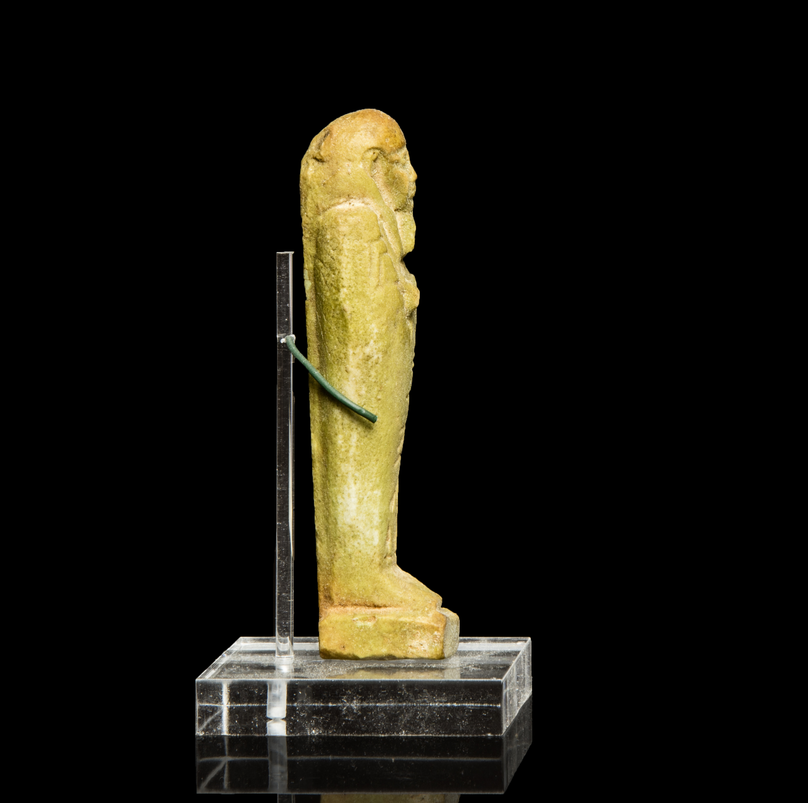 Egyptian Shabti with hieroglyphs for a Sameref priest - Image 3